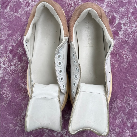 Alexander McQueen White and Beige Sneakers, Women EU 37 (US size 7) - Picture 8 of 11